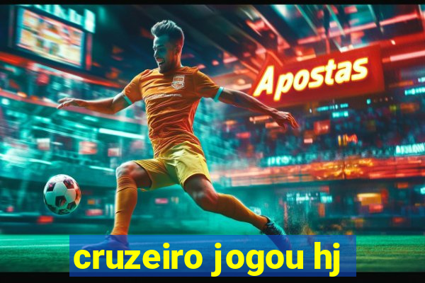 cruzeiro jogou hj