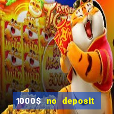 1000$ no deposit bonus casino