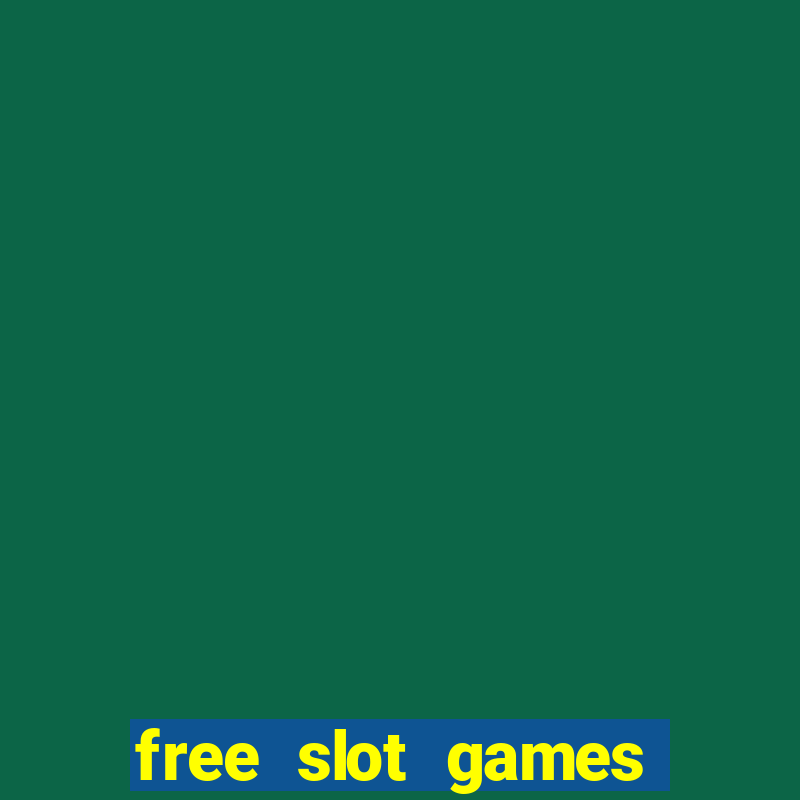 free slot games for real money