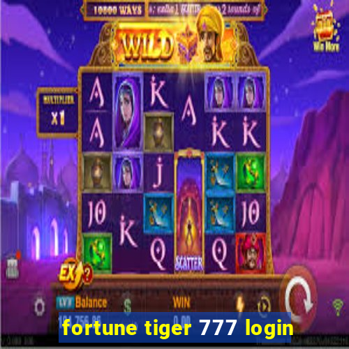 fortune tiger 777 login