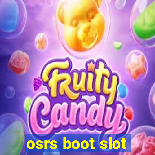 osrs boot slot