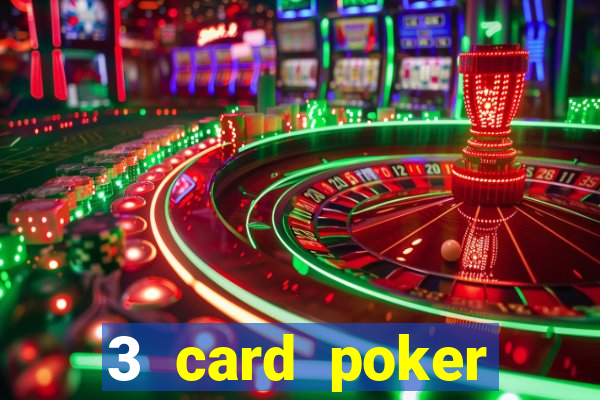 3 card poker casino online