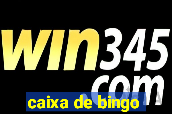 caixa de bingo