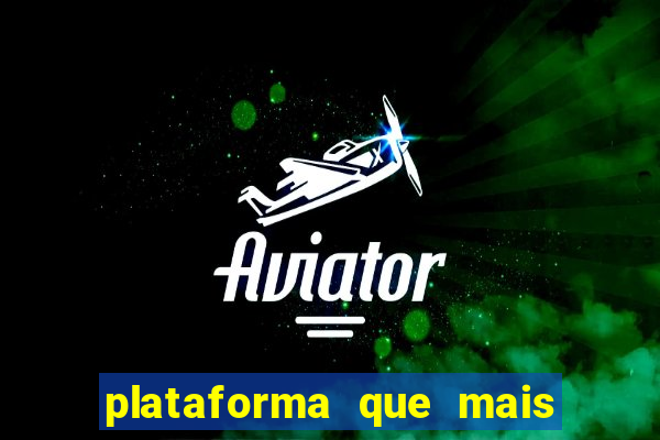 plataforma que mais ta pagando no fortune tiger