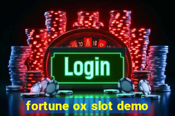 fortune ox slot demo