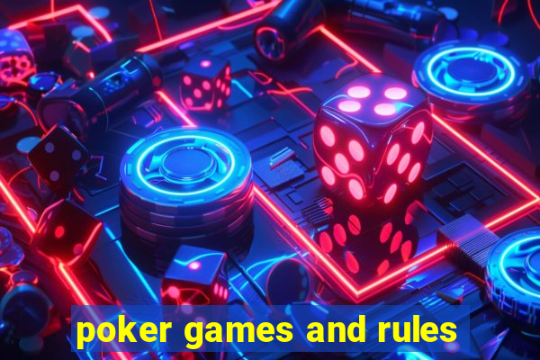 poker games and rules