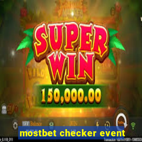 mostbet checker event