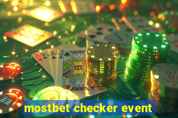 mostbet checker event