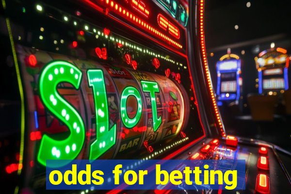 odds for betting