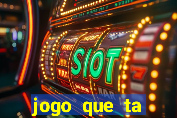 jogo que ta pagando na betano