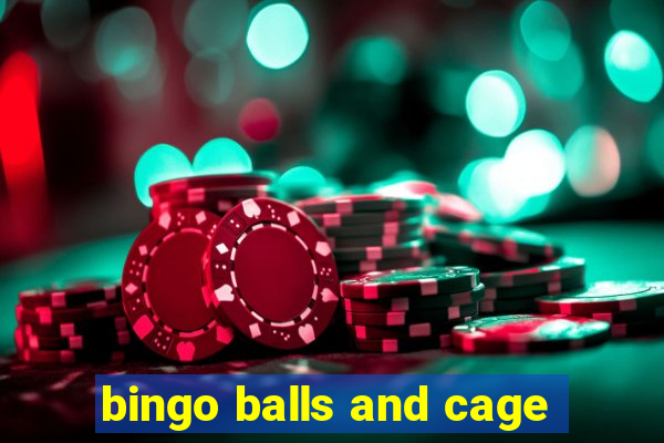 bingo balls and cage