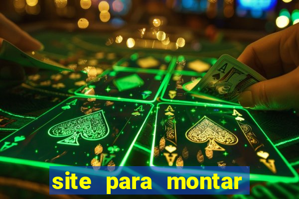 site para montar time de futebol