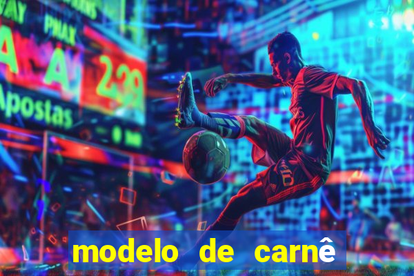 modelo de carnê de pagamento word