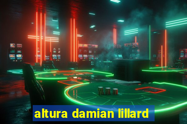 altura damian lillard