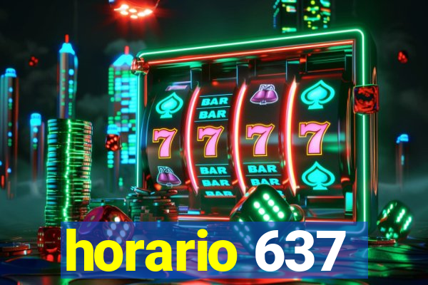 horario 637