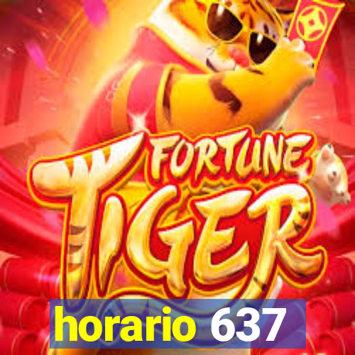 horario 637