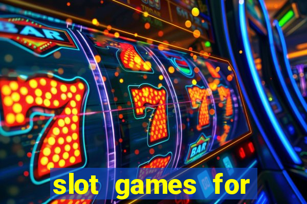 slot games for real money