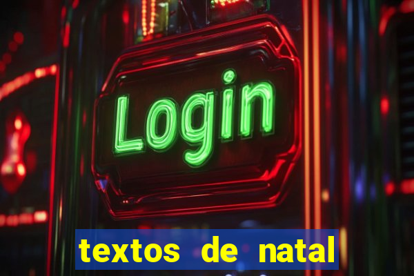 textos de natal para leitura