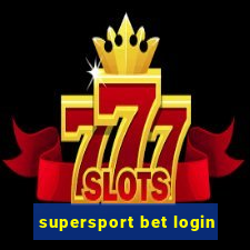 supersport bet login