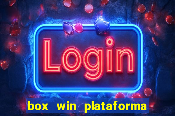 box win plataforma de jogos