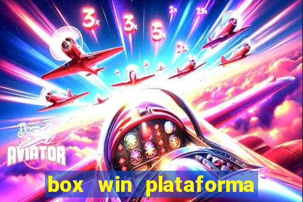 box win plataforma de jogos