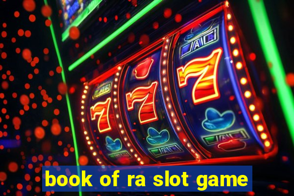 book of ra slot game