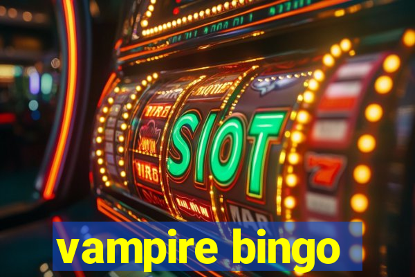 vampire bingo