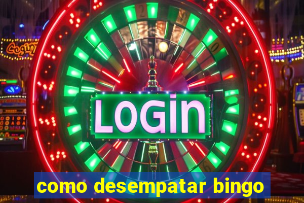 como desempatar bingo