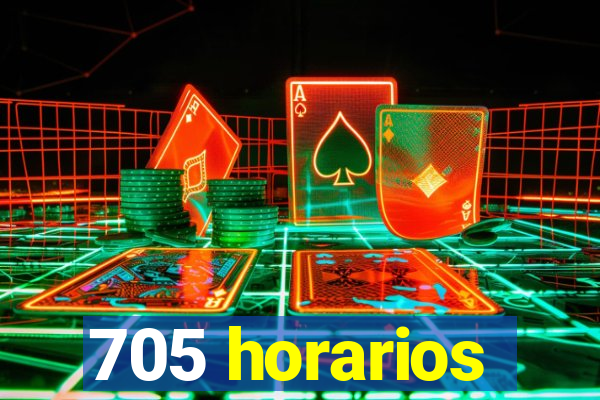 705 horarios