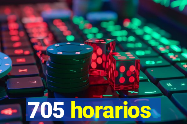 705 horarios