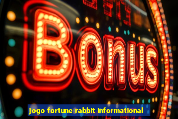 jogo fortune rabbit Informational