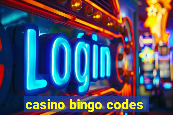 casino bingo codes