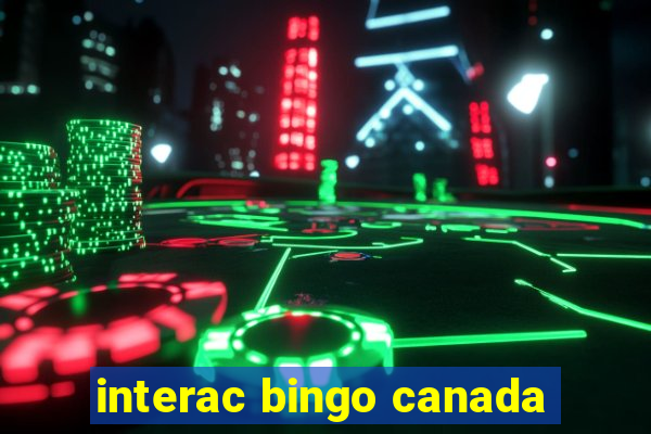 interac bingo canada