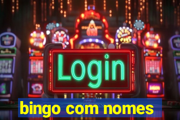 bingo com nomes