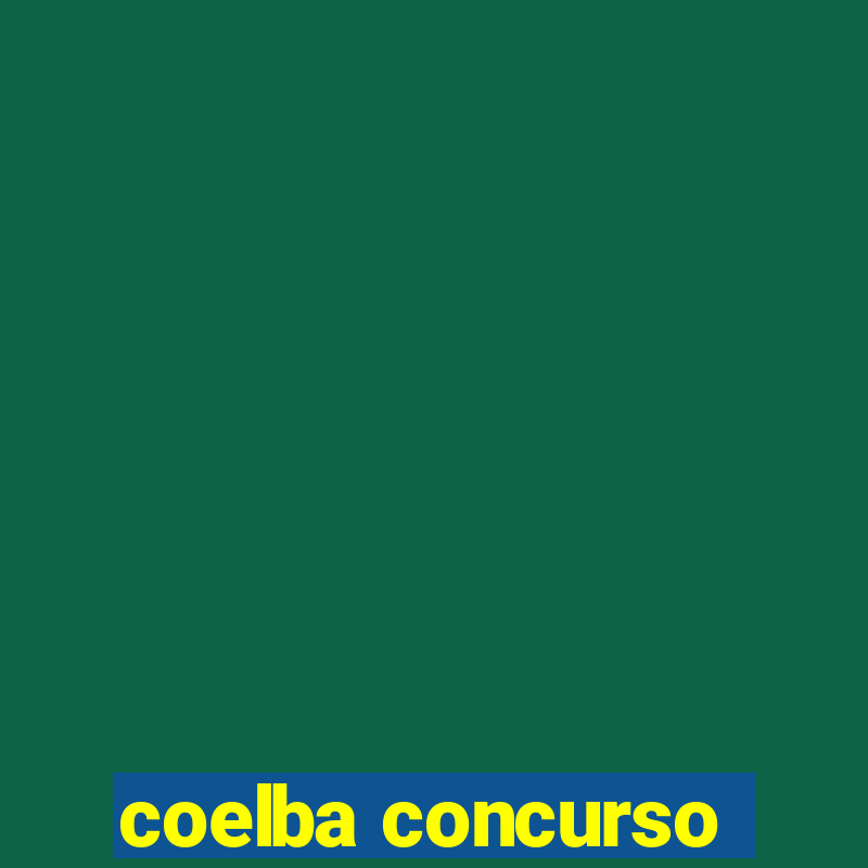 coelba concurso