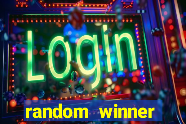 random winner triple play slot