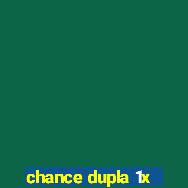 chance dupla 1x