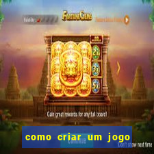 como criar um jogo de aposta