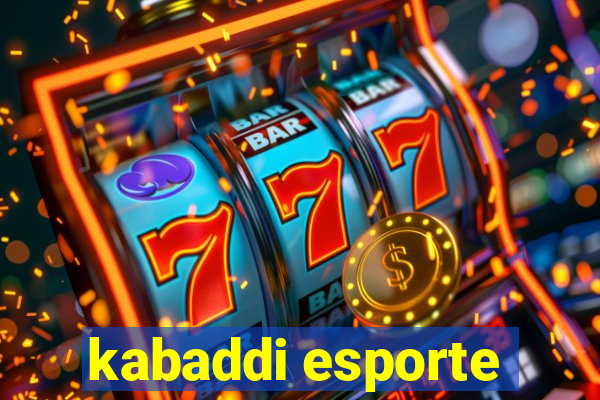 kabaddi esporte