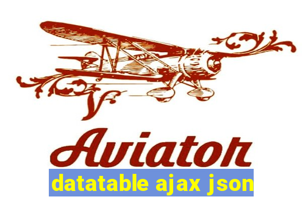 datatable ajax json