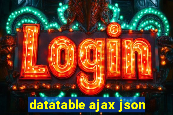 datatable ajax json