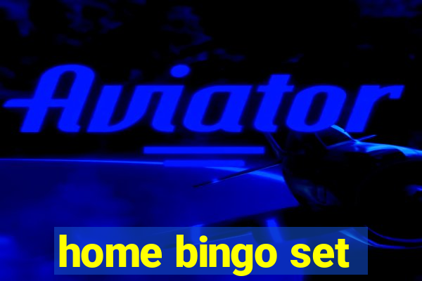 home bingo set