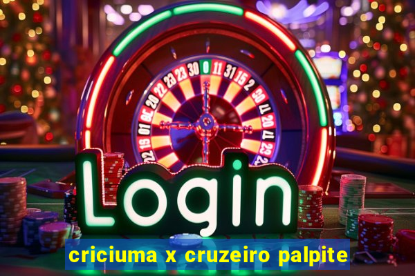 criciuma x cruzeiro palpite