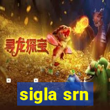 sigla srn