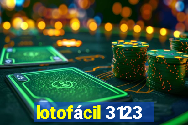 lotofácil 3123