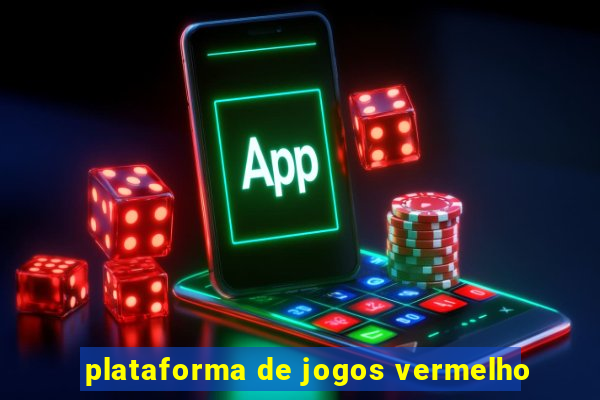 plataforma de jogos vermelho