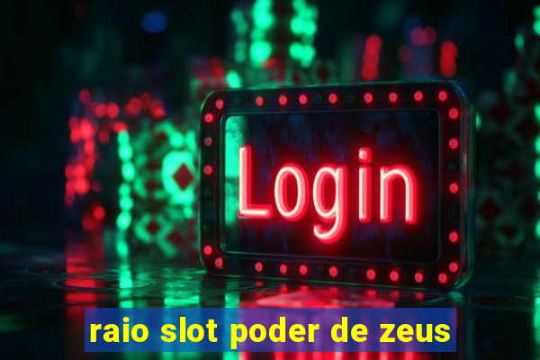 raio slot poder de zeus