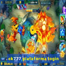 ck777 plataforma login