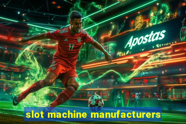 slot machine manufacturers