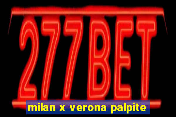 milan x verona palpite